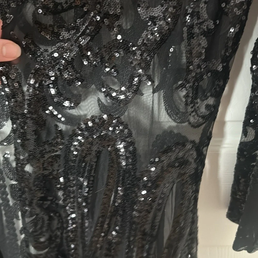 Southern fried chick’s full length sequin duster size medium - Picture 4 of 5